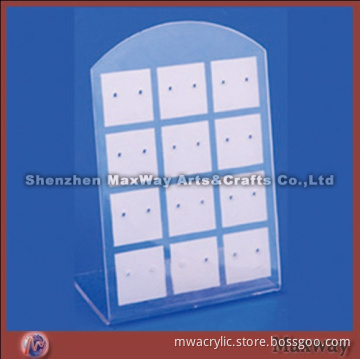 Acrylic Clear L-shaped Ear Nail/Pin/Earbob/Pendants/Earrings Display Holder